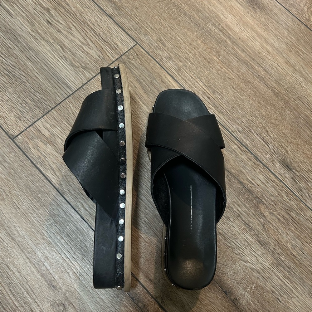 Women's Black Slide Sandals